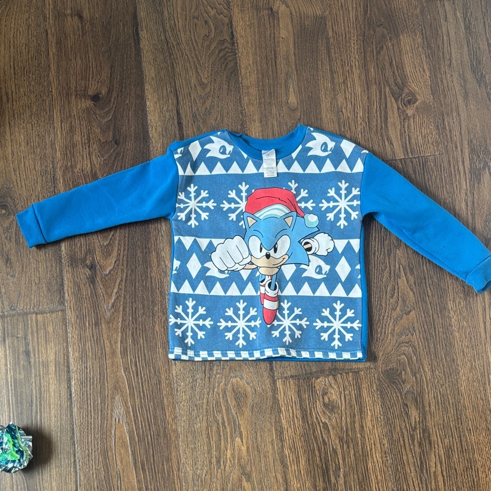 Sonic the Hedgehog Blue Kids Shirt